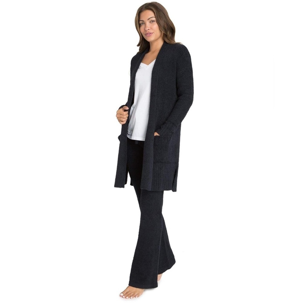 Barefoot Dreams CozyChic Lite Long Weekend Knit Cardigan Sweater Large